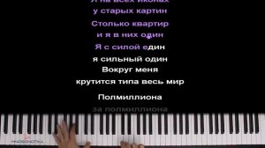 Wicsur/Бискас - БУДУ СТОЯТЬ (@wicsur ) ● караоке | PIANO_KARAOKE ● ᴴᴰ + НОТЫ & MIDI
