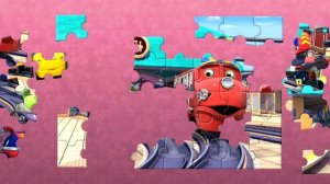 Пазл Чаггингтон. Весёлый паровозик Уилсон (Wilson). Puzzle Chuggington Merry train Video Game