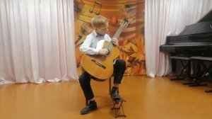 Пайвин Артём. ДШИ с. Ярково. 3 класс. О. Копенков "Кума моя, кумочка".