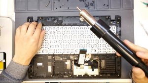 Acer Aspire 3 A315-21 - залили водой! Замена клавиатуры  . Acer a315 keyboard replacement