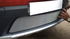 Защитная сетка радиатора Renault Sandero Stepway chrome