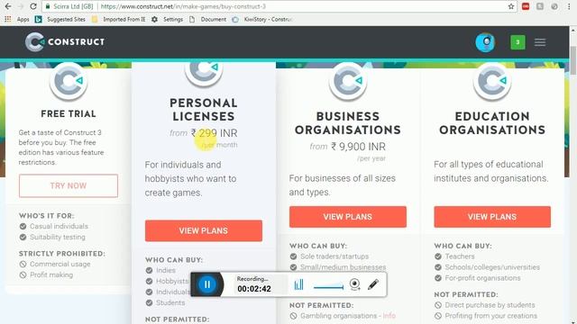 CONSTRUCT 3 INTRODUCTION | game development tutorial in hindi