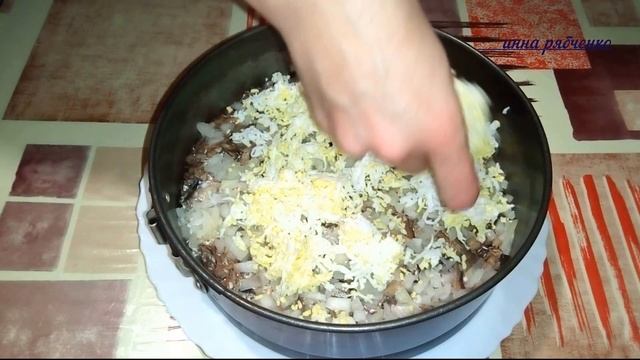 Салат " ШПРОТКА" на Праздничный Стол. Sprats Salad
