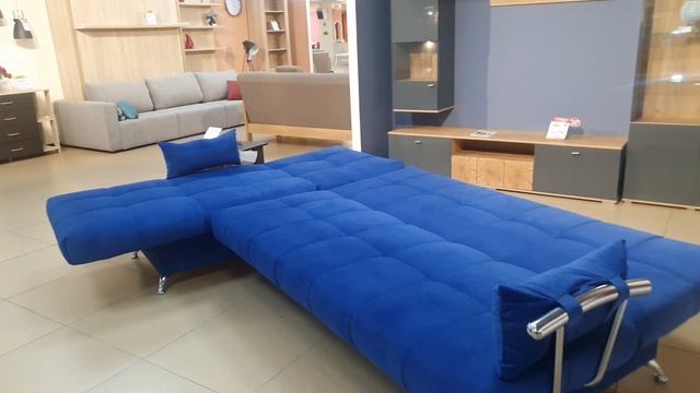 225595 ФИНКА, диван угловой. Цвет: Пони 13/синий. смотреть онлайн