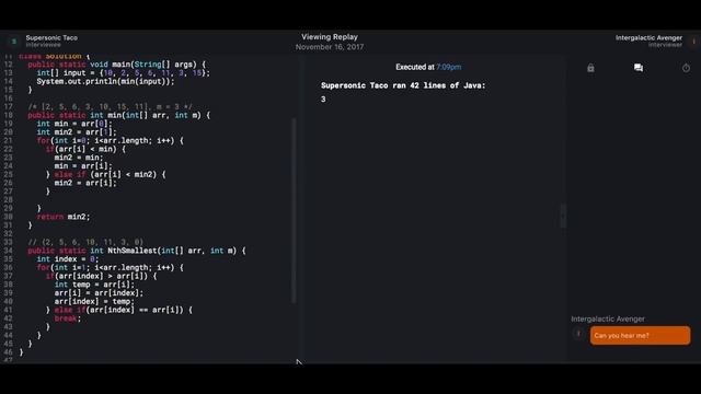 Order Statistic of an Unsorted Array: Java interview смотреть онлайн
