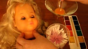 Удаление белых пятен после неудачного отбеливания  и тонирование кукол