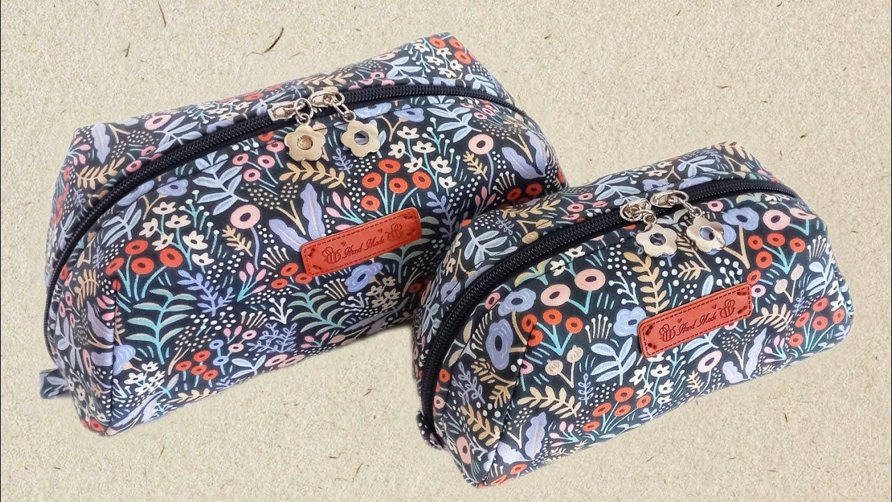 DIY/ШЬЮ КОСМЕТИЧКУ/ПОДРОБНЫЙ МАСТЕР-КЛАСС #шьюсама #своимируками #дляначинающих