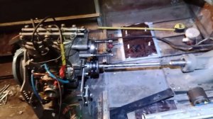 Казанка водомет мотор Вихрь 30 установка мотора соосно с валом водомета