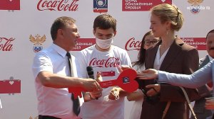 Наталья Водянова открыла инклюзивную спортивную площадку в Королёве