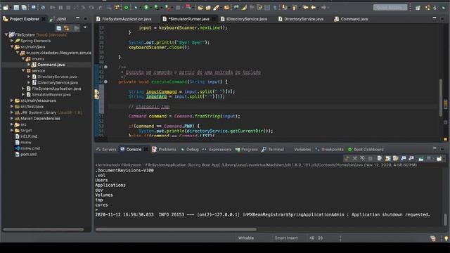 Criando um Simulador de File System em Java [Parte 2] - Como listar conteúdo de diretório em Java смотреть онлайн