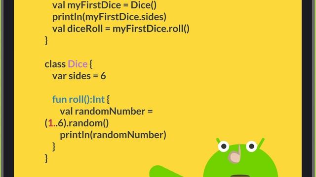 Android Studio. 6.1.1 傳回您擲骰子的結果值 смотреть онлайн