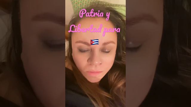 ¡Patria y Libertad para Cuba!