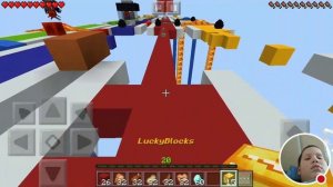 Лаки гонка в Minecraft PE
