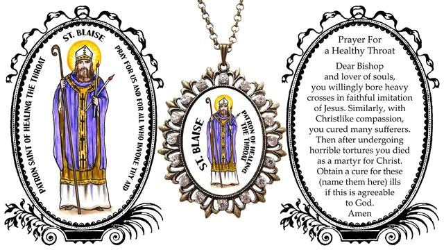 Saint Blaise Patron of Healing The Throat Art & Narrated Prayer смотреть онлайн