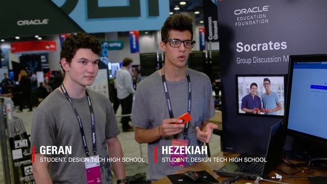 Design Tech Students Present Innovations at Oracle OpenWorld