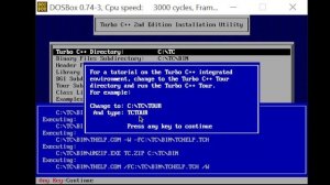 Установка Turbo C/C++ на DOSBox