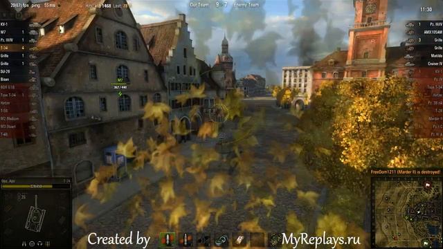 WOT: Siegfried Line - T-34 - 7 frags - смотреть онлайн