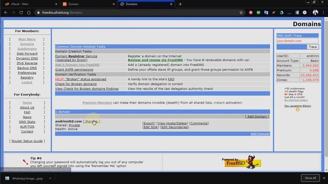 How To Setup Your Domain With Freedns.afraid.org DNS смотреть онлайн
