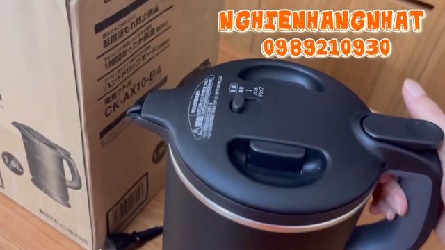 Ấm siêu tốc Zojirushi 100V, đun sôi trong vòng 1 phút, giữ ấm 1 giờ Model CK-AX10 смотреть онлайн
