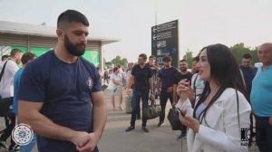 Победителя турнира AMC Fight Nights 102 в аэропорту Краснодара встретили по-армянски