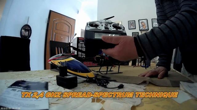 UNBOX + SORT FLIGHT NEW MJX F49 4 CH RC HELICOPTER WITH VIDEOGRAPHY FUNCTION