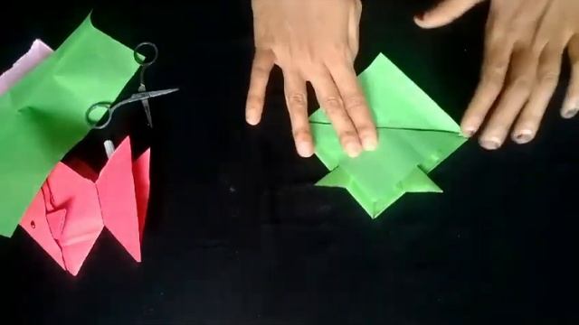 How to make paper fish /origami fish / easy origami  fish tutorial /paper fish/ смотреть онлайн