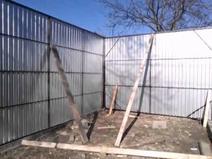 каркасный гараж своими руками