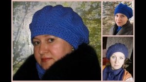 Вязаные шапки для женщин 50+. Модели и названия