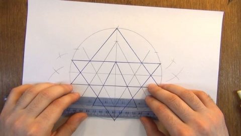 How To Draw Sri Yantra Step by Step