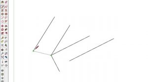 SketchUp параллельные линии