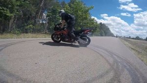 Honda CBR 600  F3 Burnout