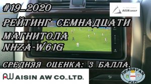 #19_2020 NHZA-W61G рейтинг семнадцати магнитолы