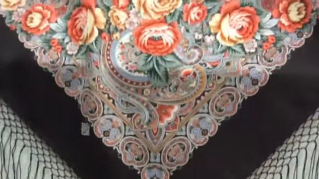 Элитная шаль 148/148 «Мчится тройка» Жукова Елена смотреть онлайн