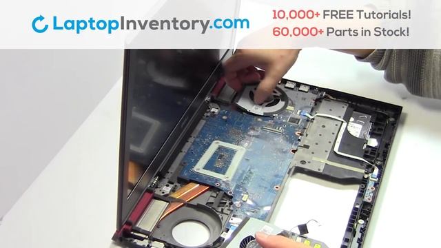 Dell Inspiron 7567 Fan Replacement - Heatsink Motherboard Installation Guide 7566 7778 P65F смотреть онлайн