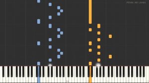 Penn ar Lann - Yann Tiersen \\ Synthesia Piano Tutorial