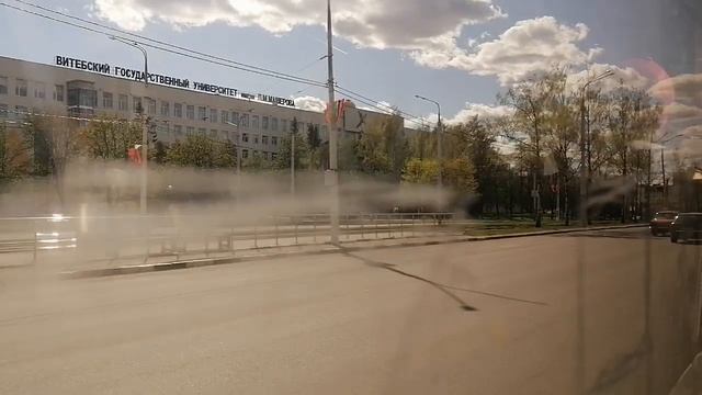 Витебск. Поездка на автобусе МАЗ 103.476 маршрут 31 (ГОС№: АМ 4300-2) смотреть онлайн