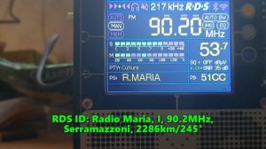 18.07.2024 16:10UTC, [Es], Radio Maria, Италия, 90.2МГц, 2286км