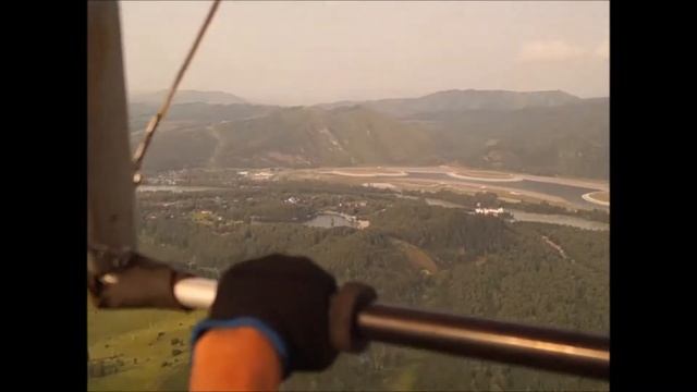 Горный Алтай. Ая. Полёт на дельтаплане.