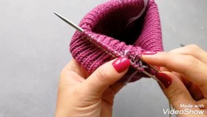 Как связать ушки/завязки к детской шапочке 2