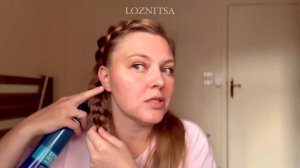 УРОК 2. Как заплести себе красивые косы🫶🏻 easy everyday updo for beginners