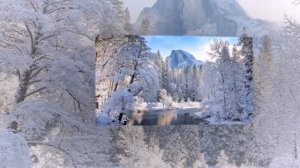 Невероятная красота - Снег и горы!  Музыка зимы.