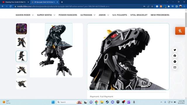Zyuden Sentai Kyoryuger DX Kyoryujin Dark Full Action Version preview! смотреть онлайн