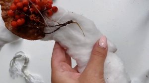 DIY К новому году ДЕКОР венок рождественский КАК СОХРАНИТЬ ЛИСТЬЯ украшение дома из ваты