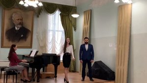 Украинская народная песня "Тихо над рiчкою"  - исп. Кирилл Константинов и Татьяна Швед