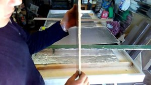 Сборка солнечного коллекктора из профнастила 1часть