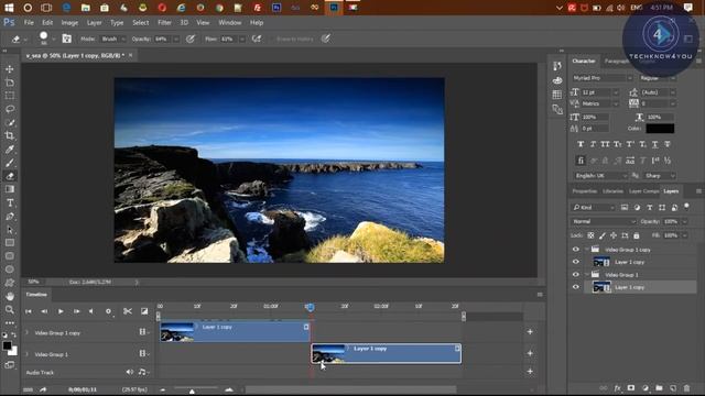 How to Create Cinemagraph | Video (.mp4) to Gif | Infinite Loop GIF - Photoshop Tutorial смотреть онлайн