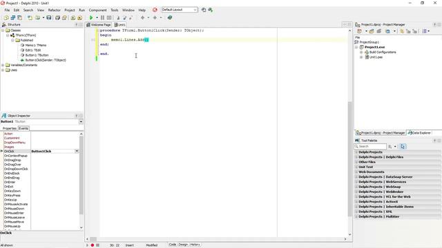 Delphi - Memo смотреть онлайн