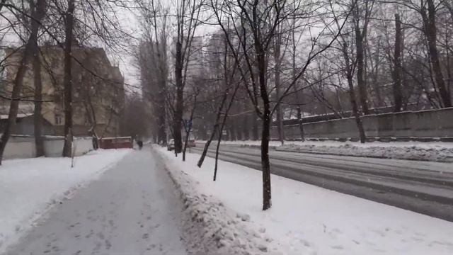 Москва 3491 1-й первый Балтийский переулок зима день