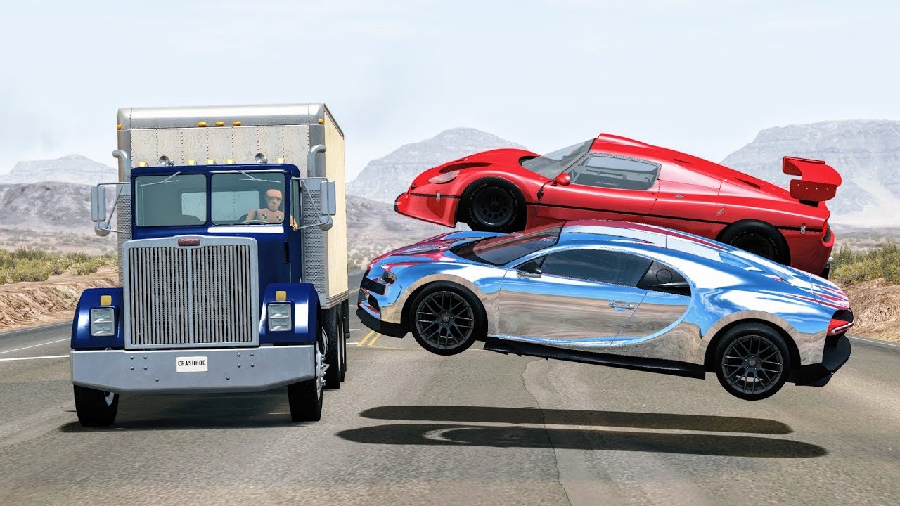 Аварии в уличных гонках - BeamNG Drive смотреть онлайн