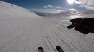 BigWood (Кировск) - Спуск по 33 черной (апрель 2019)